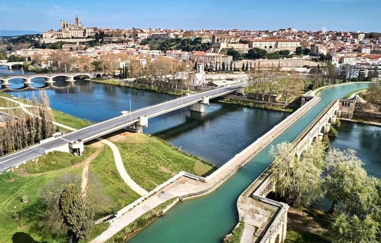 Liberte 1 - T2 Proche Gare Et Centre Commercial Polygone- Beziers- Wifi- Tv Connecte Exterior foto